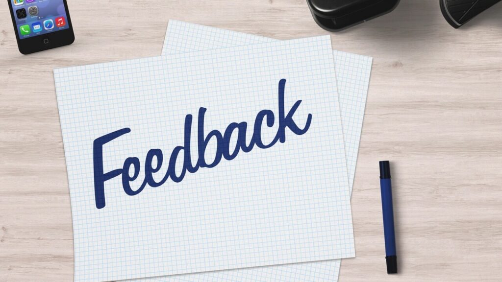 Ladda ner gratis feedback mall i PDF